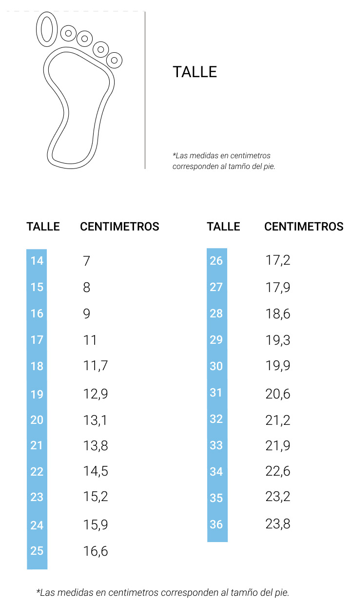 De Pie Numero Calzado Usa Argentina Tabla Medidas De Zapatos En